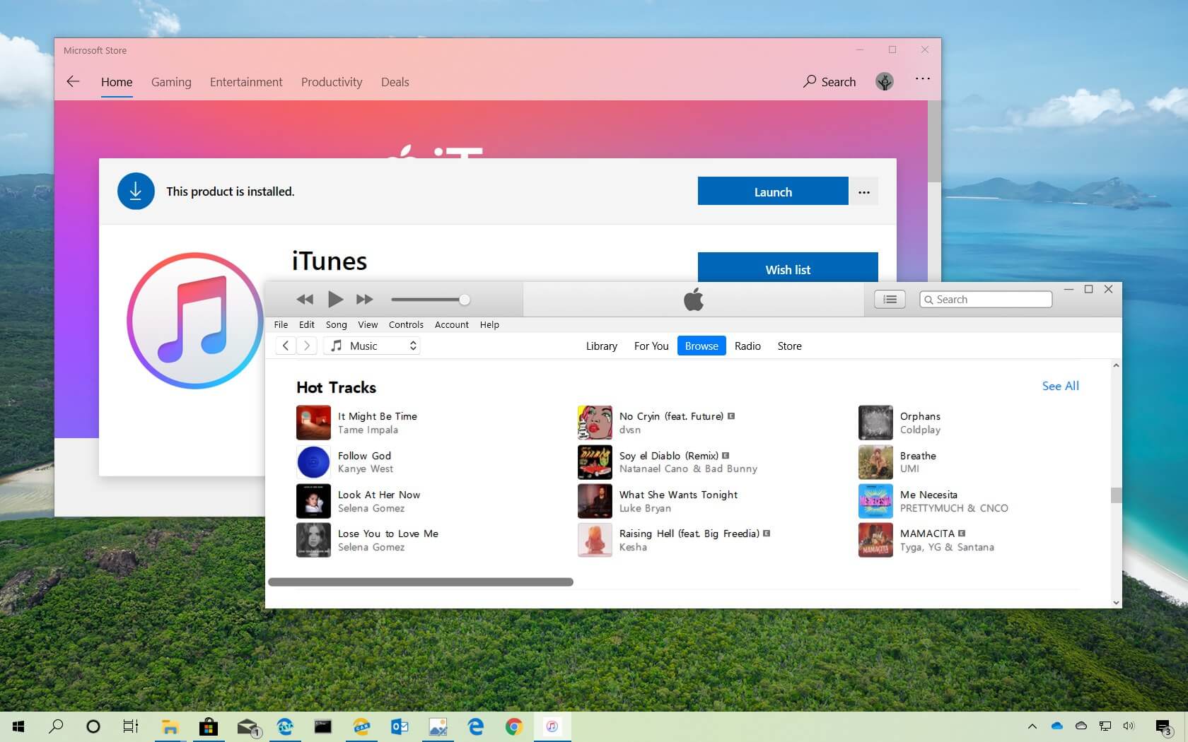 Download iTunes on Windows 10