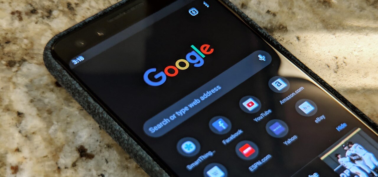 enable dark mode chrome for android