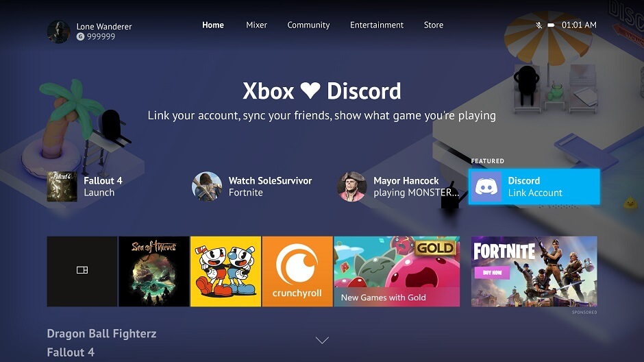 discord on xbox one