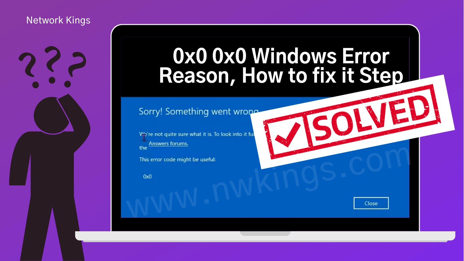 Windows Error 0x0 0x0