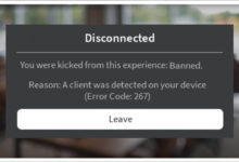 Roblox Error Code 267