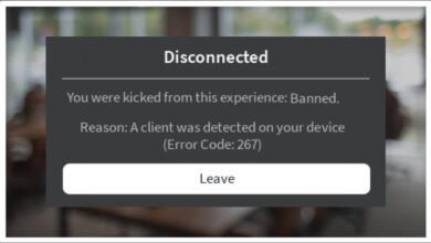 Roblox Error Code 267