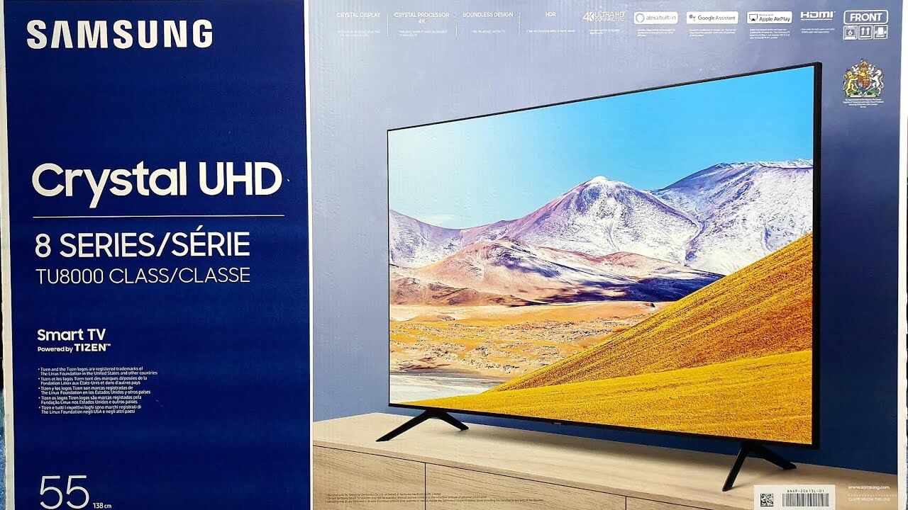 Samsung 55-Inch Class Crystal UHD TU-8000 Series