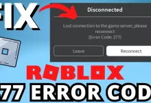 Roblox Error Code 277