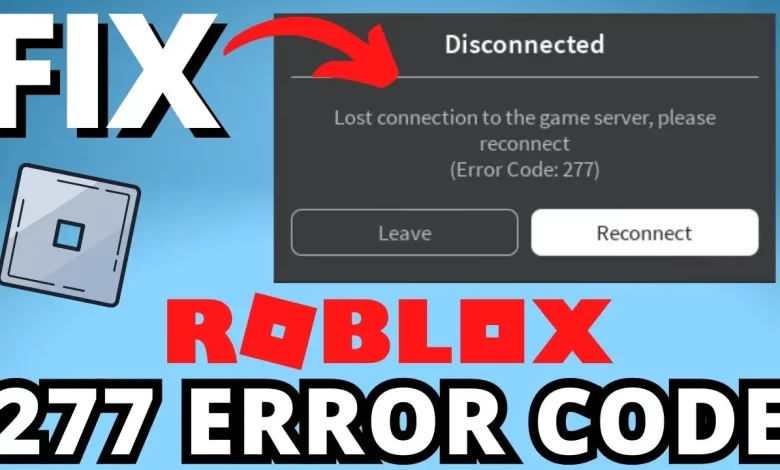 Roblox Error Code 277