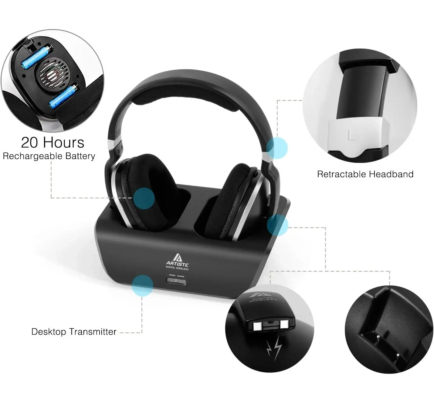 Artiste Wireless Headphones