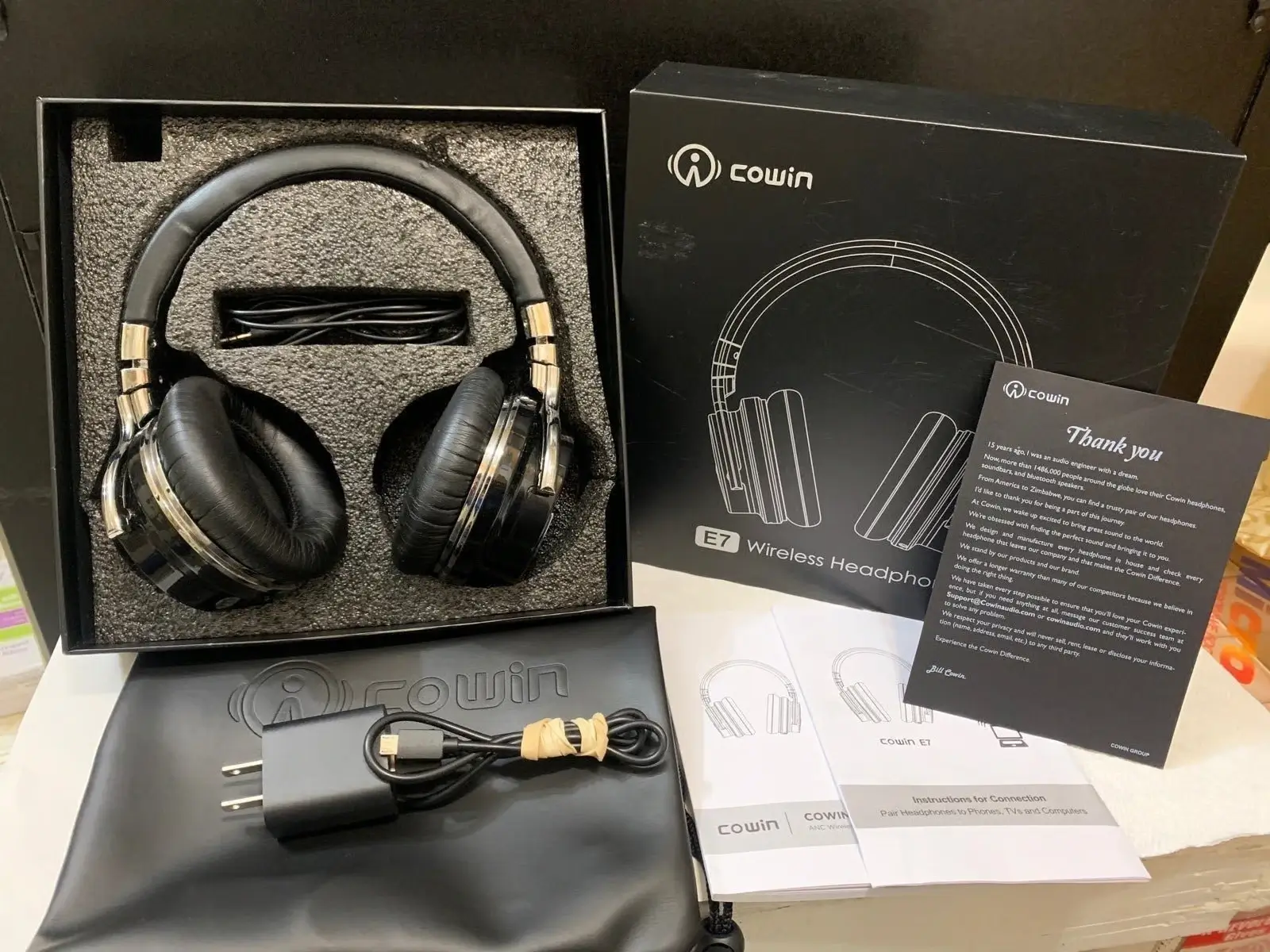 COWIN E7 Active Noise Cancelling Headphones